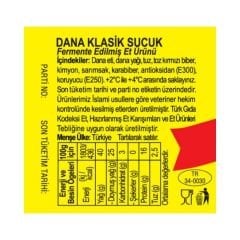 Apikoğlu 100 Yıllık Formül Klasik Dana Kangal Sucuk 450gr - 520gr