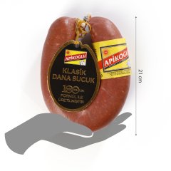 Apikoğlu 100 Yıllık Formül Klasik Dana Kangal Sucuk 450gr - 520gr