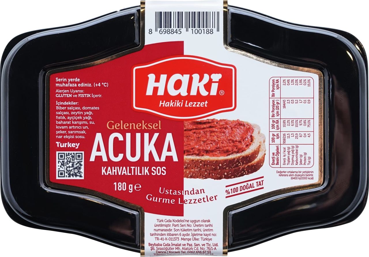 Haki Kahvaltılık Sos Acuka 180gr