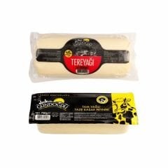 Gündoğdu Taze Kaşar Peyniri 700gr + Silindir Tereyağı 1000gr Paketi