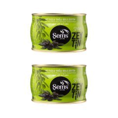 Şems Siyah Zeytin 351-380 Kalibre 300gr 2'li