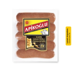 Apikoğlu Kars Gravyerli Bir Yıl Olgunlaştırılmış Sosis 220-250 gr 2'li Paket