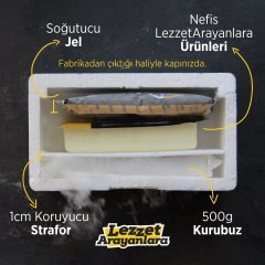 Kavurmalı Lezzetler Serisi - Kavurmalı Pide Paketi (Kaşar 500gr 2li + Kopuz Kavurma 300gr)