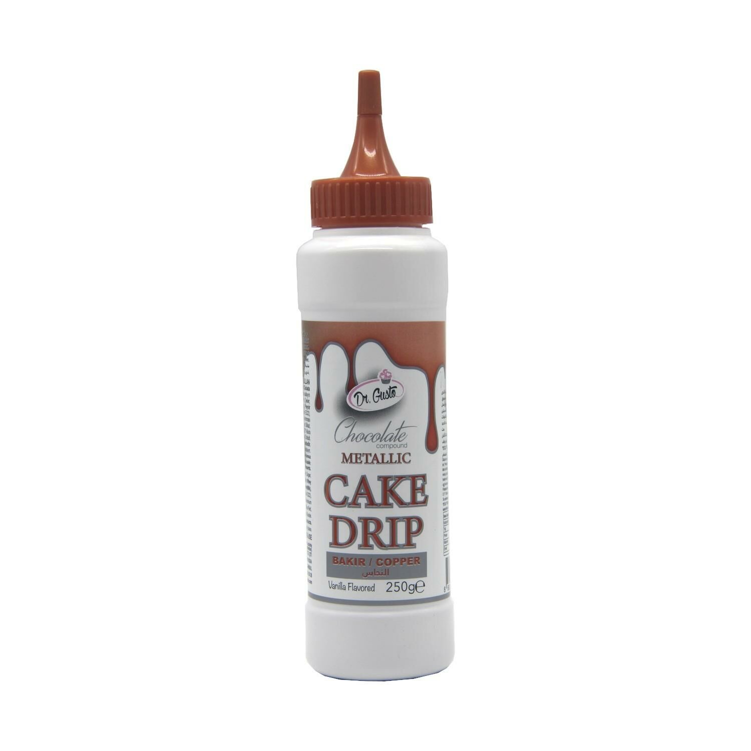 Dr.Gusto Metalik Bakır Cake Drip 250 gr