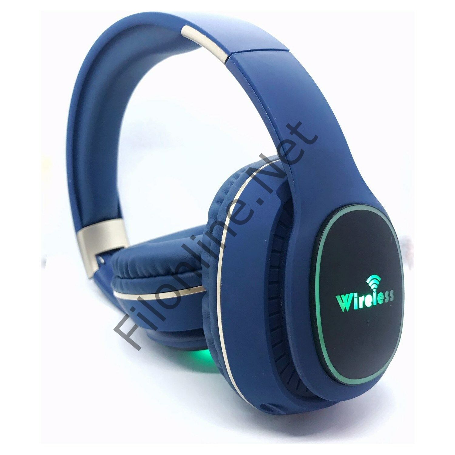 WIRELESS Z4BT MAVİ BLUETOOTH 5.0 WIRELESS KABLOSUZ MİKROFONLU KULAKÜSTÜ KULAKLIK LED IŞIKLI