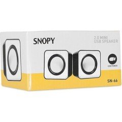 SNOPY SN-66 HOPARLÖR MİNİ 1+1 USB SPEAKER BEYAZ HOPARLÖR