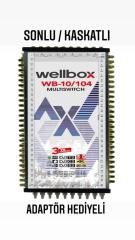 WELLBOX WB-10/104 UYDU SANTRALİ 10 GİRİŞ 104ÇIKIŞ SONLU/KASKATLI FULL HD MULTISWITCH UYDU SANTRALİ