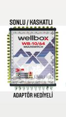 WELLBOX WB-10/64 UYDU SANTRALİ 10 GİRİŞ 64 ÇIKIŞ SONLU/KASKATLI FULL HD MULTISWITCH UYDU SANTRALİ