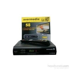 UYDU ALICISI FULL HD 1080P PVR/USB/HDMI/KART GİRİŞİ HD UYDU ALICISI AVERMEDIA S8