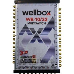 WELLBOX WB-10/32G UYDU SANTRALİ 10 GİRİŞ 32 ÇIKIŞ SONLU/ KASKATLI FULL HD MULTİSWİTCH UYDU SANTRALİ