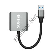 S-LINK SL-CR21 TYPEC VE USB3.0 SD/MICRO SD 110M/S HIZLI 2 IN 1 METAL KART OKUYUCU