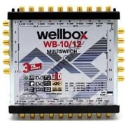 WELLBOX 10/12 MULTISWITCH SONLU-KASKATLI MERKEZİ SİSTEM UYDU ALICI SANTRALİ