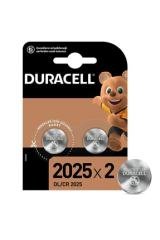Duracell CR 2025 2'li 3V Düğme Pil
