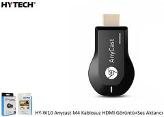 Hytech HY-W10 Anycast M4 Plus Full HD 1080P HDMI Kablosuz Görüntü Ve Ses Aktarıcı