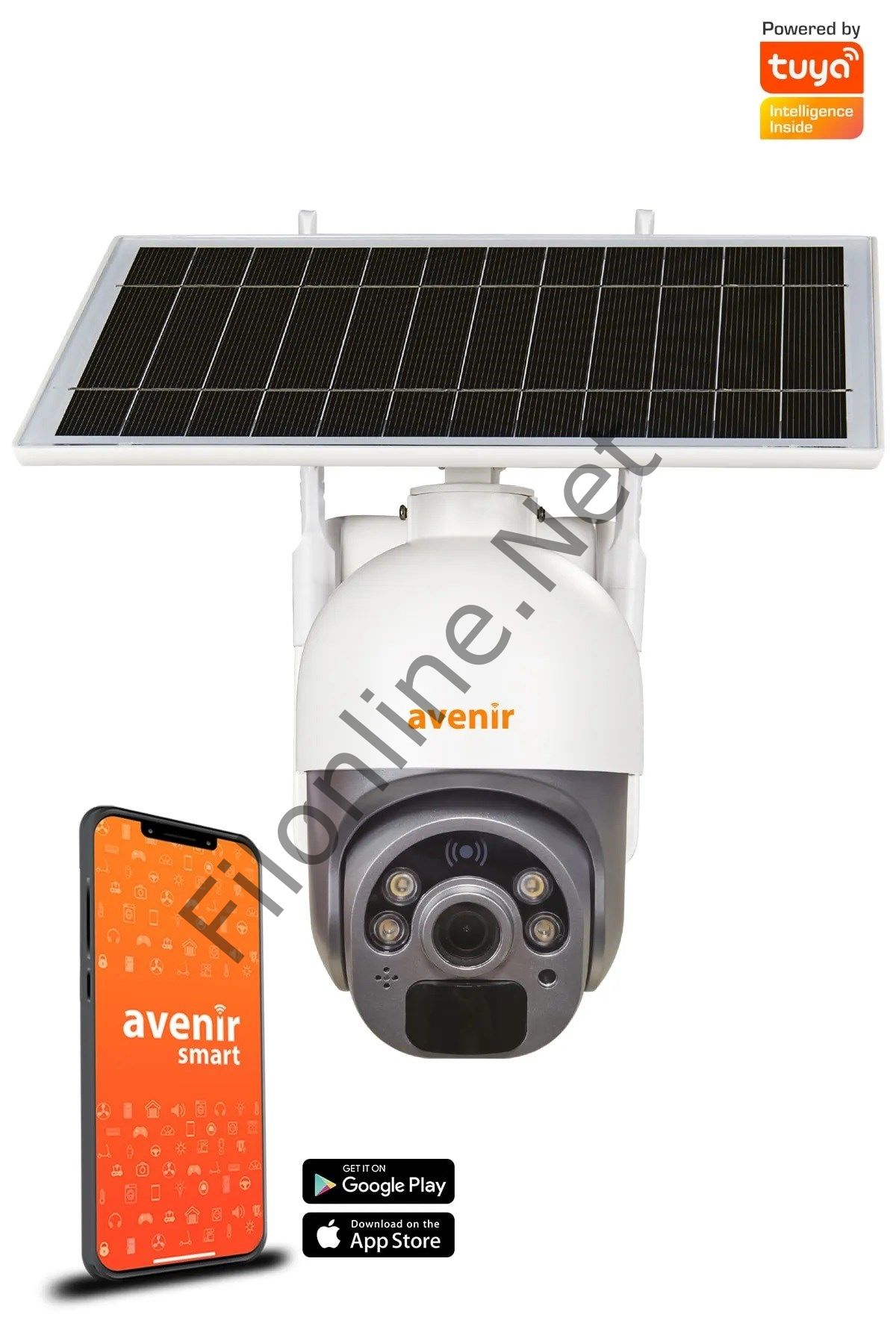 AVENİR AV-S230 2MP 1080P GÜNEŞ ENERJİLİ SOLAR PANELLİ WIFI 360°  AKILLI DOME KAMERA