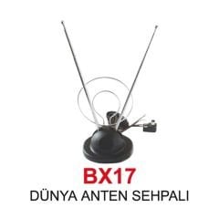 SWAT BX17 TV ÜSTÜ SEHBALI DÜNYA ANTEN KARASAL ANTEN TV ÜSTÜ ANTEN