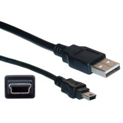 5 Pin Mini USB Kamera HDD Navigasyon Mp3 Harddisk 1M Kablo