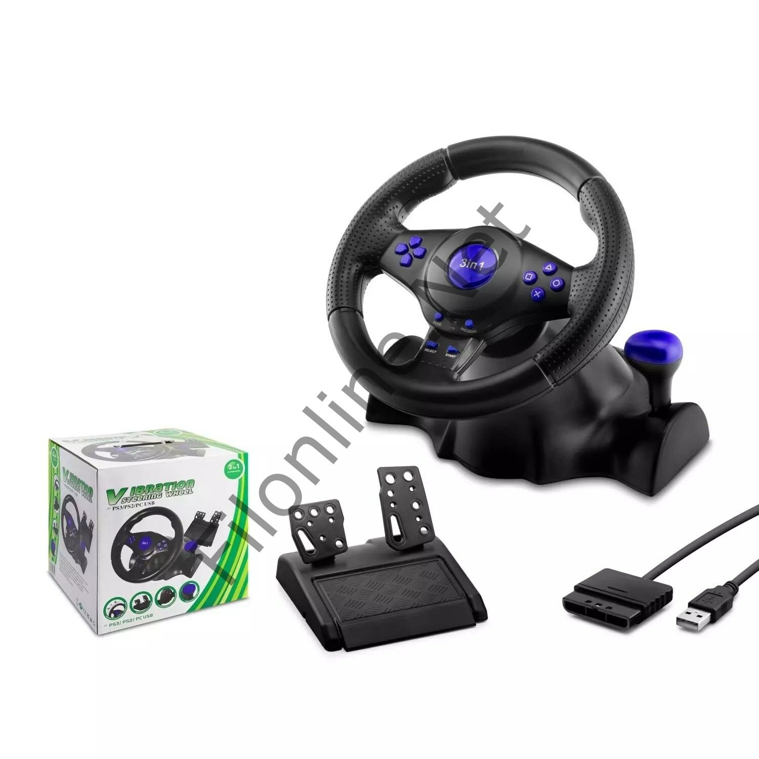 HADRON VW-9803 OYUN DİREKSİYON SETİ PS3/PS2/PC TAK VE ÇALIŞTIR SET