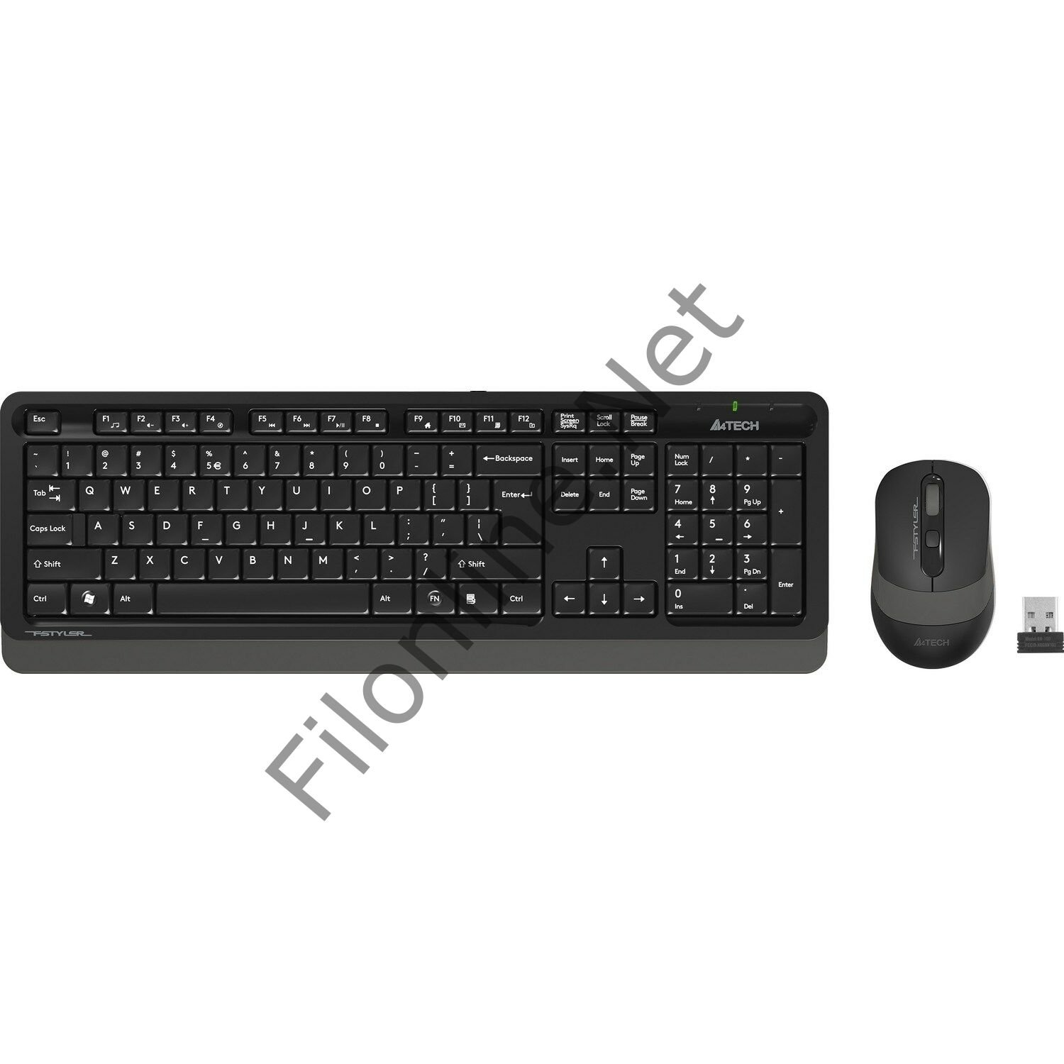 A4 TECH FG1010 NANO ALICI 2000DPI KABLOSUZ MULTİMEDİA TÜRKÇE KLAVYE + MOUSE SETİ