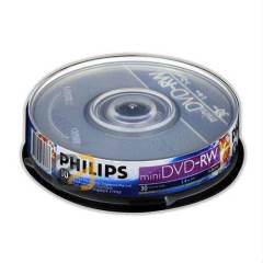 PHILIPS CAKEBOXMİNİ DVD-RW 1.4GB 30 MIN 1-2X 10'LU MİNİ DVD-RW