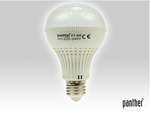 PANTHER PT-9W LED AMPUL 9W 3000 KELVİN 350 LÜMEN E27 DUY 220-240V GÜN IŞIĞI LED AMPUL