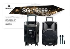 Sungate Sg-15099 Ses Sistemi 15'' Bass + 3'' Tweeter 40W USB/Bluetooth Çek Çek'li
