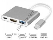 S-LINE FHD0453 TYPE-C TO HDMI 3 IN 1 ÇEVİRİCİ