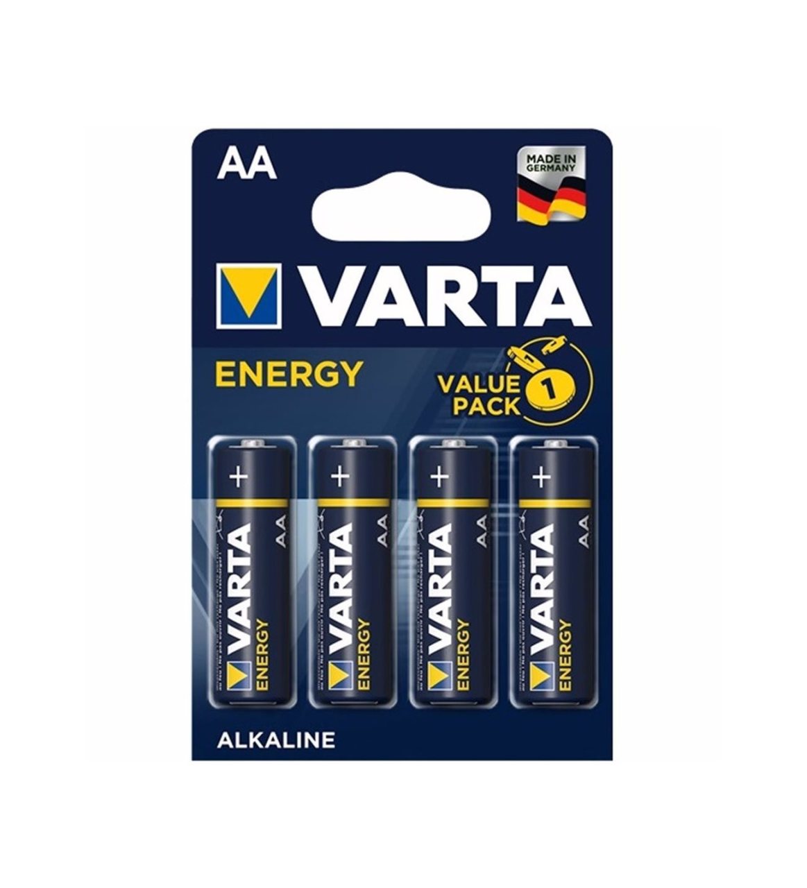 PİL AA GÜÇLÜ ALKALİN SERİ KALEM PİL 4'LÜ 1.5V TEK KULLANIMLIK PİL VARTA LR06