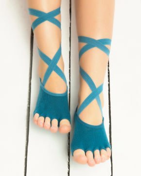 Kaymaz Yoga Çorabı Kurdela Bağcıklı