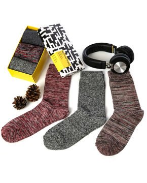 Erkek Kışlık Çorap 3lü Paket Muline Renk