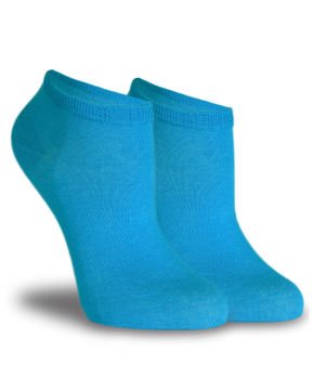 Açık Ve Koyu Mavi 2'li Paket Kısa Soket Çorap