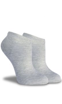 2lii Paket Kısa Soket Çorap Gri ve Yavruağzı Renk