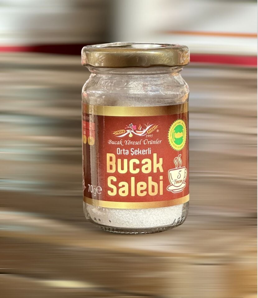Bucak Salebi 5 Fincanlık, Doğal Salep + Şeker 70 G