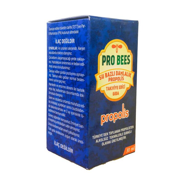 Pro Bees Su Bazlı Damlalık Propolis Takviye Edici Gıda 30ml