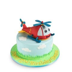 Sevimli Helikopter Doğum Günü Pastası