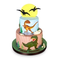 Dinozorlar Doğum Günü Pastası