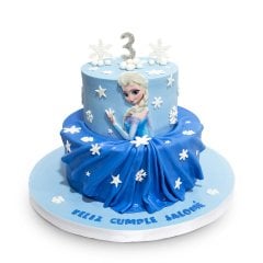 Karlar Ülkesi Elsa Prenses Doğum Günü Pastası