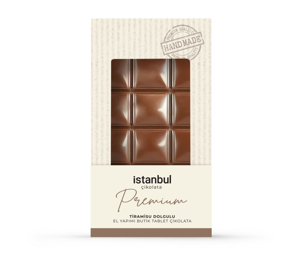 Tiramisu Dolgulu Tablet Çikolata 100gr