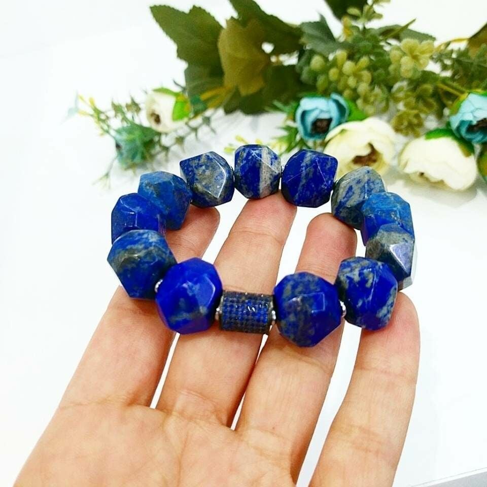 Lapis Lazuli Doğal Taş Bileklik