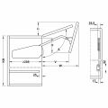 Hafele F.FOLD Makas seti gri 58-65cm/4,3-8,8kg