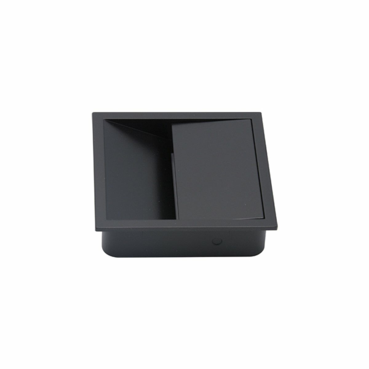 Hafele ACRO Kablo kapağı, pl., siyah, 85x85mm