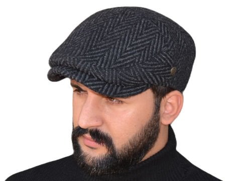 Pozze Fransız Modeli Kışlık  Erkek Kasket Şapka