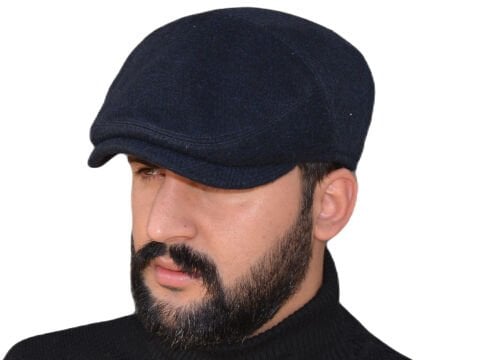 Pozze Fransız Modeli Kışlık  Erkek Kasket Şapka