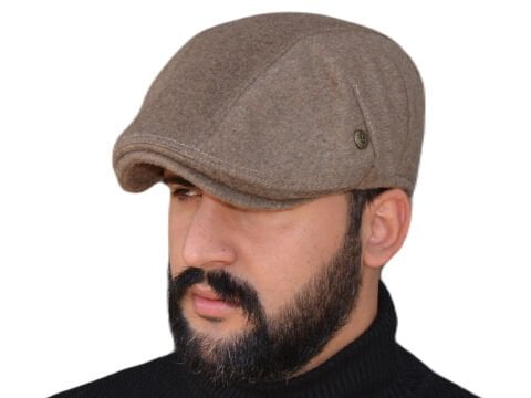 Pozze Kaşmir İstanbul Model Kışlık Erkek Kasket Şapka
