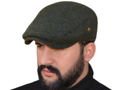 Pozze London Model Kışlık Yün Erkek Şapka Kasket