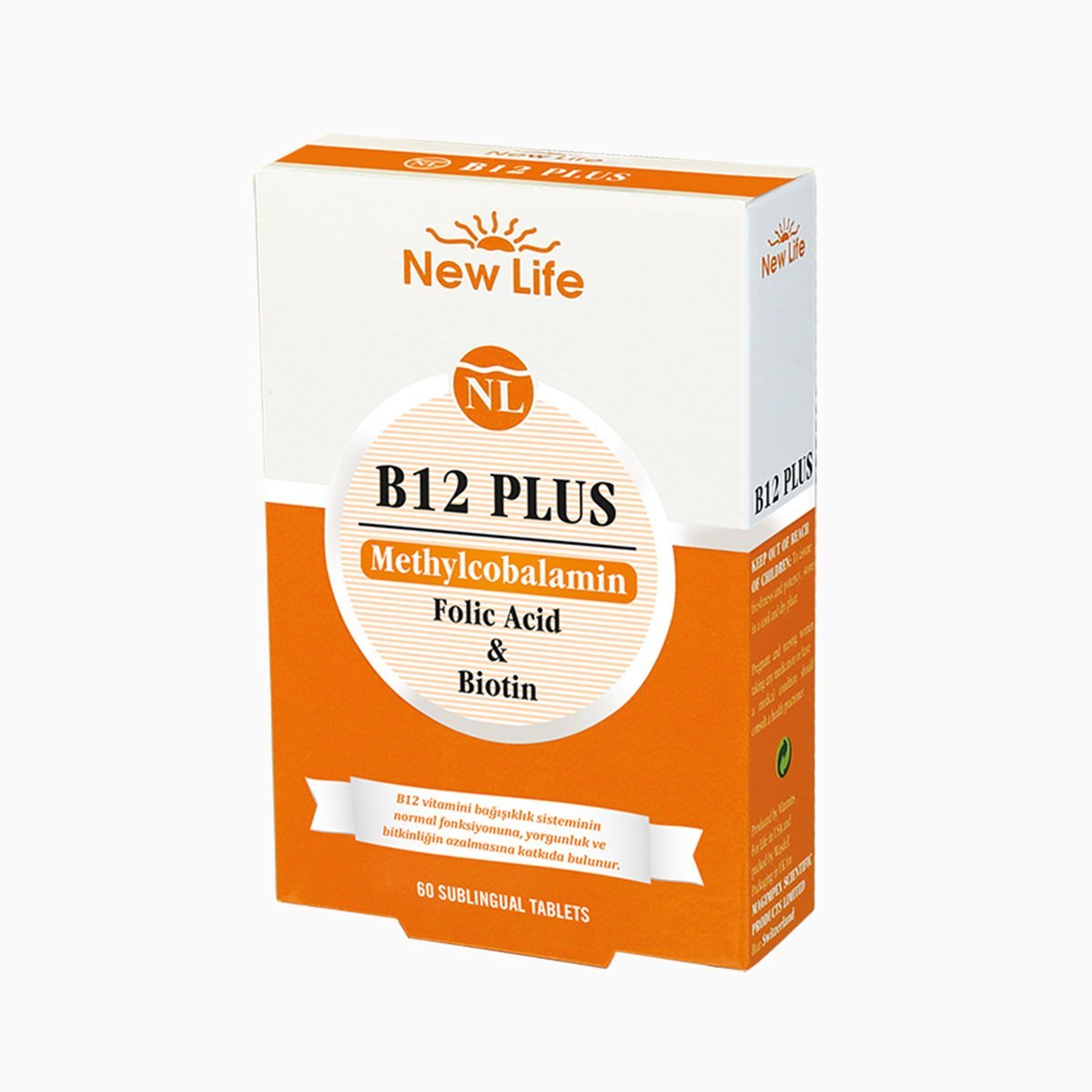 New Life B12 Plus (60 Dil Altı Tablet)