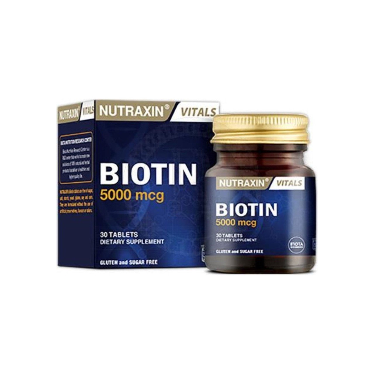 Nutraxin Biotin 5000 mcg (30 Tablet)