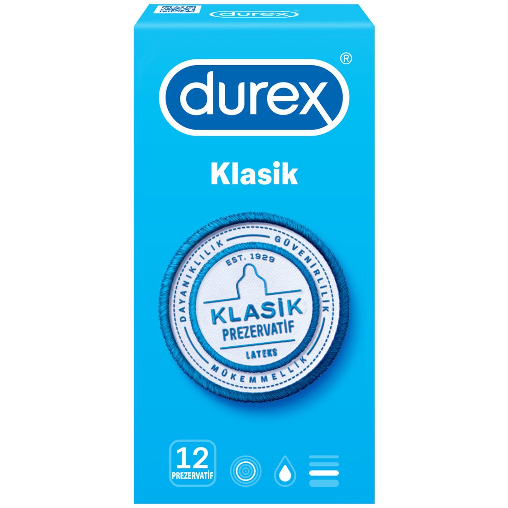 Durex Klasik 12li Prezervatif