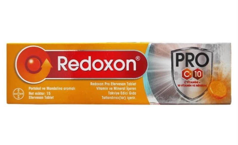 Redoxon Pro C Vitamini + 10 Vitamin ve Mineral 15 Adet