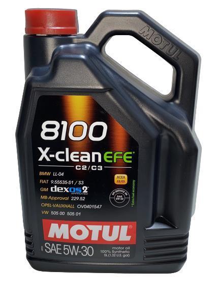 MOTUL 8100 X-CLEAN EFE 5W30 4LT PARTİKÜLLÜ
